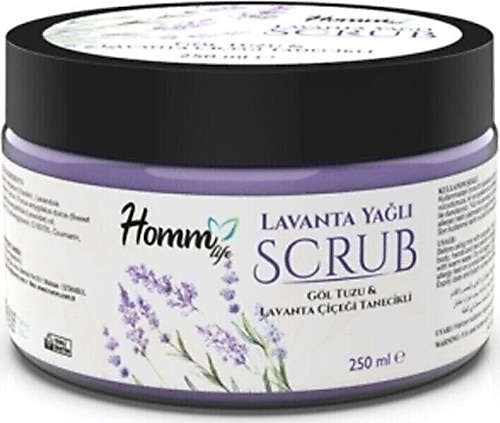 Homm Life Lavanta Yağlı Bitki Tanecikli Scrub 250 ml