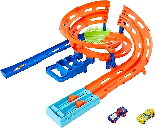 Hot Wheels İkili Yarış ve Akrobasi Pisti Oyun Seti HTK17