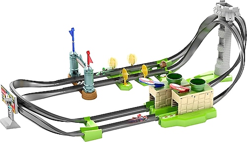 Hot Wheels Mario Kart Çılgın Dönüş Parkuru Yarış Seti GHK15