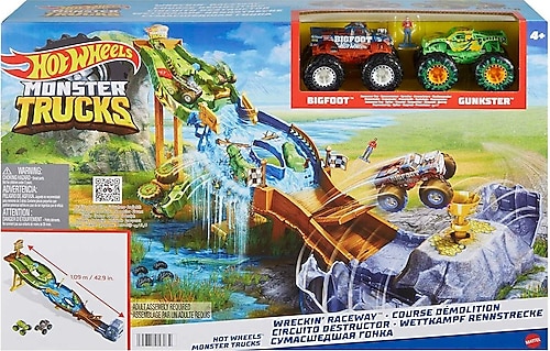 Hot Wheels Monster Trucks Heyecanlı Yarışlar Oyun Seti HGV12