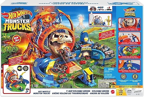 Hot Wheels Monster Trucks Volkanik Alanda Macera Oyun Seti GYL14