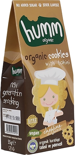 Humm Organic Tahinli ve Pekmezli Kurabiye 55 gr
