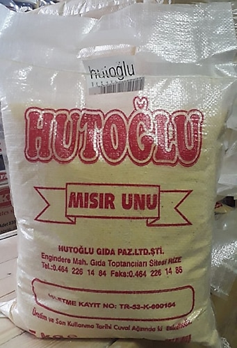 HUTOĞLU Mısır Unu Ekmekllik Rize Mısır Unu Taş Değirmeni Rize 5 Kg