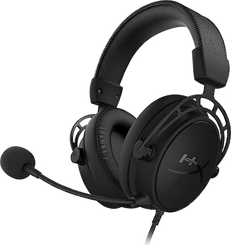 HyperX Cloud Alpha S 7.1 Kablolu Mikrofonlu Kulak Üstü Oyuncu Kulaklığı Siyah