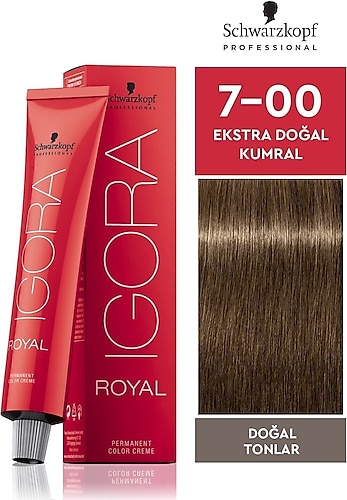 Igora Royal Doğal Tonlar 7-00 Ekstra Doğal Kumral Saç Boyası 60ml