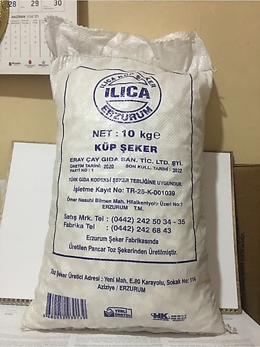 ILICA Erzurum Yöresel Meşhur Kıtlama Şeker 10 Kg Erzurum Meşhur Kesme Şeker - Marifet Peynircilik