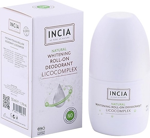 Incia Whitening Beyazlatıcı Doğal Deodorant Roll-On 50 ml