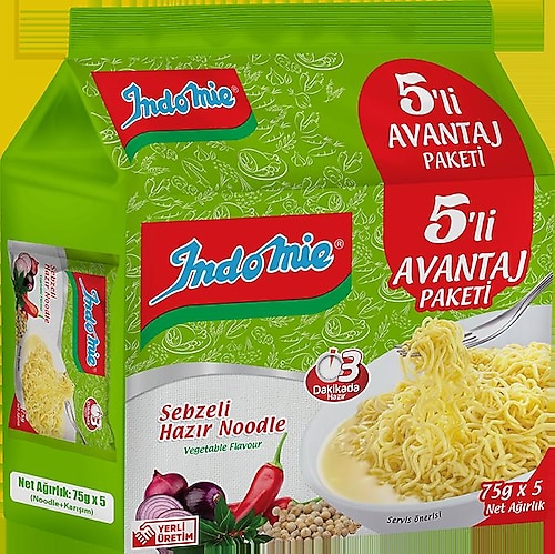 Indomie Hazır Noodle 5x75 gr