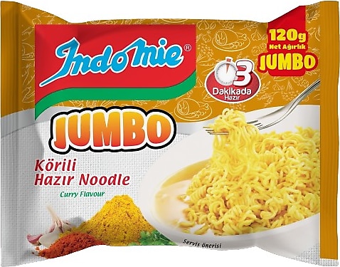 Indomie Jumbo Körili Hazır Noodle 120 gr