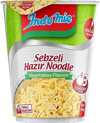 Indomie Sebzeli Bardak Hazır Noodle 60 gr