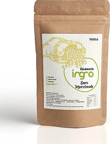 İngro Glutensiz Sarı Mercimek 1 kg