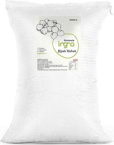İngro Glutensiz Siyah Nohut 10 kg
