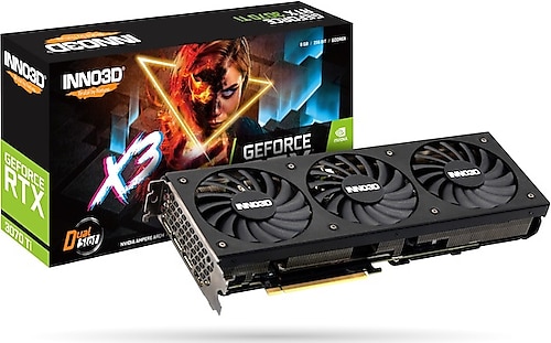 Inno3D RTX 3070 TI X3 N307T3-086X-1810VA44 256 Bit GDDR6X 8 GB Ekran Kartı