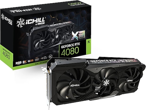 Inno3D RTX 4080 Ichill x3 C40803-166XX-187049H 256 Bit GDDR6X 16 GB Ekran Kartı