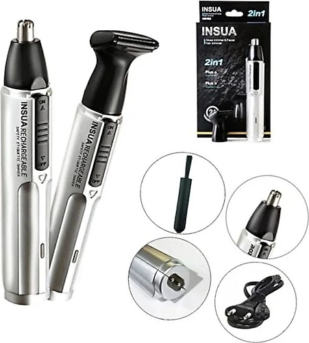 Insua Şarjlı Kulak Burun Kıl Alma Makinesi