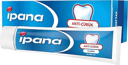 İpana Anti-Çürük Klasik Tat Florürlü Diş Macunu 100 ml