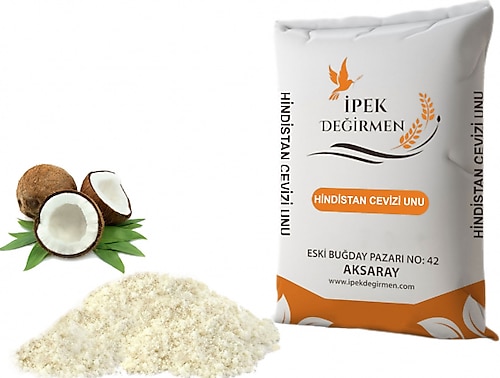 İpek Değirmen 2 KG Hindistan Cevizi Unu Glutensiz Taş Değirmende Öğütülmüş