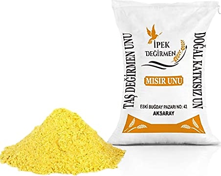 İpek Değirmen Doğal Katkısız Glutensiz Taş Değirmen 25 kg Mısır Unu