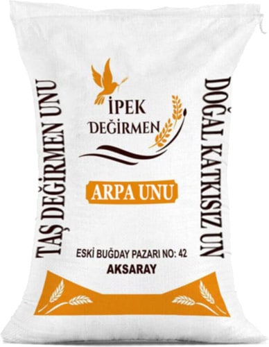 İpek Değirmen Doğal Taş Değirmende Öğütülmüş 3 kg Arpa Unu