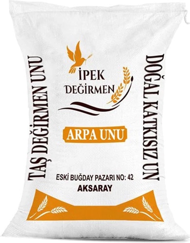 İpek Değirmen Doğal Taş Değirmende Öğütülmüş Arpa Unu 10 kg