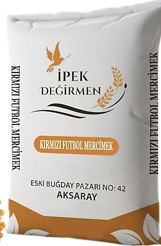 İpek Değirmen Doğal Yerli Kırmızı Futbol Köy Mercimek 1 kg