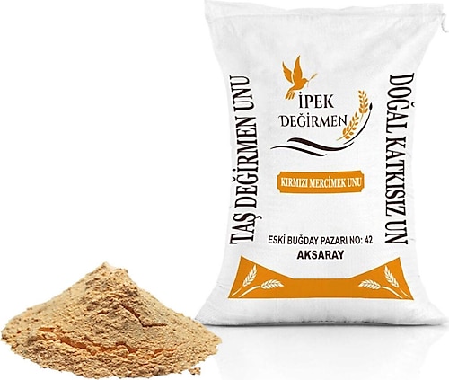 İpek Değirmen Glutensiz Kırmızı Mercimek Unu 5 kg