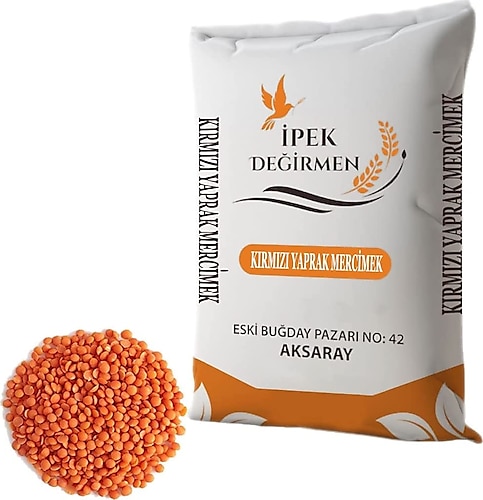 İpek Değirmen Kırmızı Yaprak Mercimek 10 kg