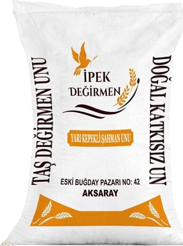 İpek Değirmen Tam Buğday 25 kg Yarı Kepekli Böreklik Ekmeklik Un