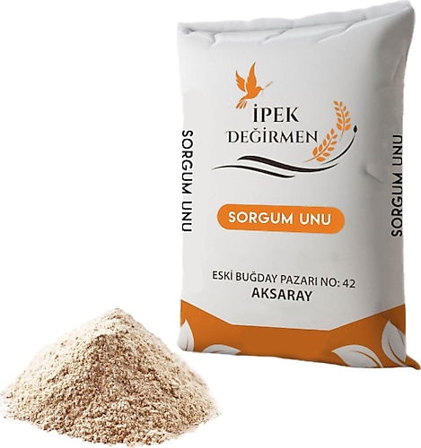 Ipek Degirmen Tas Degirmen Glutensiz Beyaz Sorgum Tohumu Unu 1 Kg