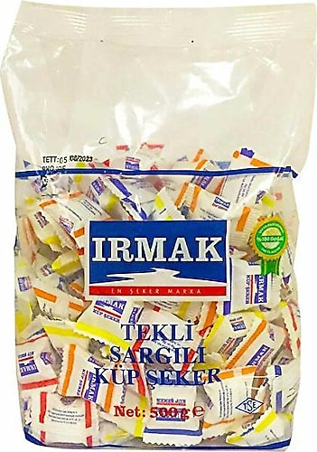 Irmak Tek Sargılı Küp Şeker 500 gr