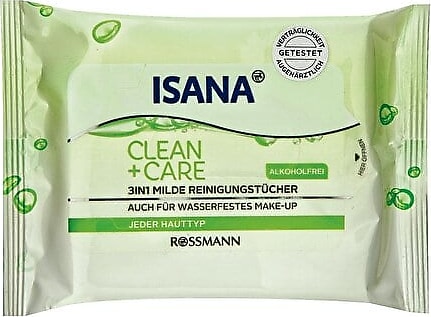 Isana Hydro 3 in 1 Makyaj Temizleme Mendili 10'lu