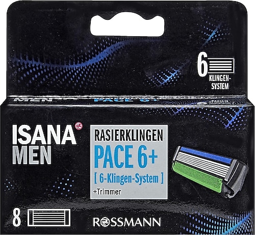 Isana Men 6 Bıçaklı Yedek Tıraş Bıçağı Başlığı 8'li