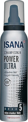 Isana Power Ultra Saç Köpüğü 48 Saate Kadar Etkili Uv-Filtreli 150 ml