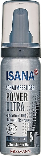 Isana Power Ultra Saç Köpüğü 48 Saate Kadar Etkili Uv-Filtreli 50 ml