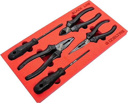 İzeltaş 1300 5 Parça Black Line El Aleti Seti
