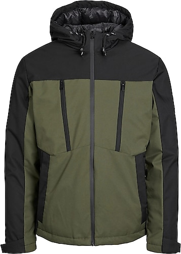 Jack&Jones Abel SN 12214640 Kapüşonlu Erkek Mont