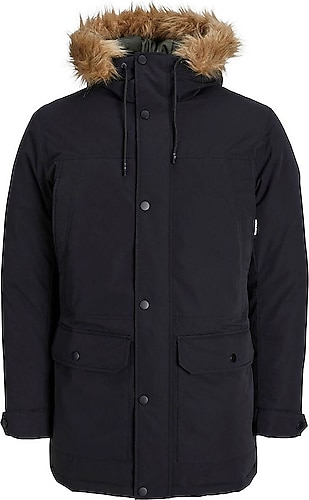 Jack&Jones Great 12192209 Kapüşonlu Kürklü Erkek Parka