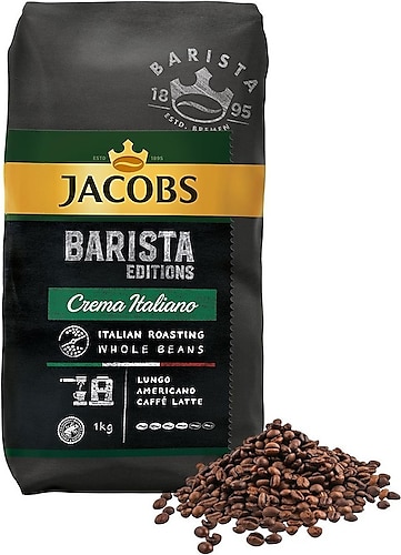 Jacobs Barista Editions Crema Italiano Çekirdek Kahve 1 kg