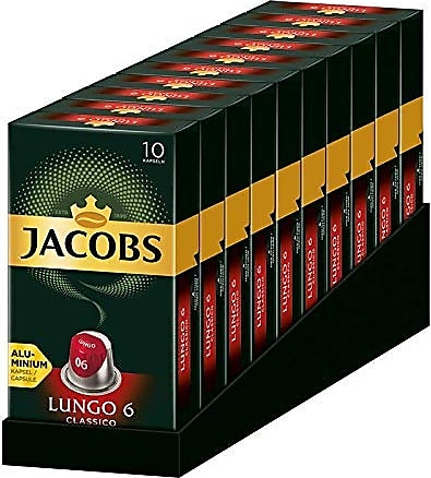 JACOBS Capsule Lungo 6 Classic Kapsül Kahve x 10