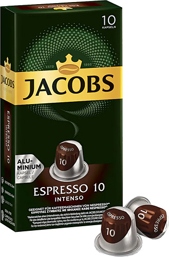 Jacobs Espresso 10 Intenso Kapsül Kahve 10'lu