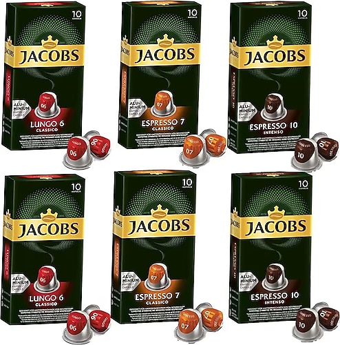 Jacobs Jacops Kapsül Tanışma Paketi 60 Kapsül
