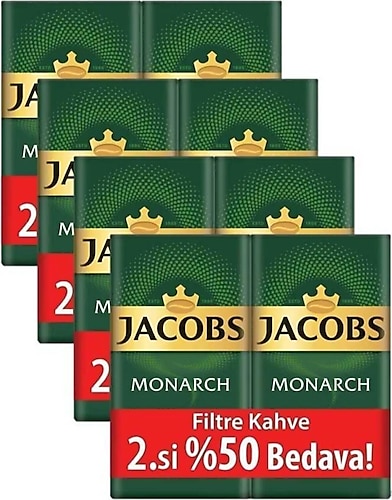 Jacobs Monarch Filtre Kahve 2x500 gr 4'lü