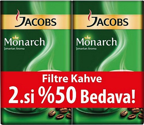 Jacobs Monarch Filtre Kahve 2x500 gr