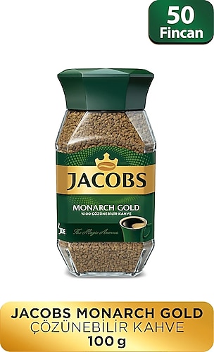 Jacobs Monarch Gold Granül Kahve Cam Kavanoz 100 G