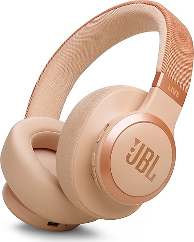 JBL Live 770NC Bej Kulak Üstü Bluetooth Kulaklık