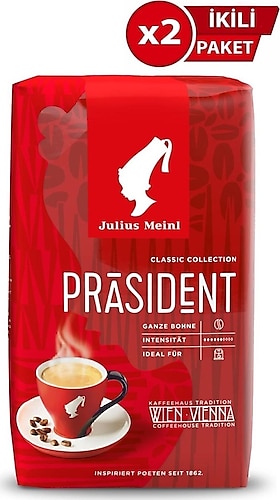 Julius Meinl Prasident Çekirdek Kahve 500 gr 2'li