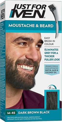 Just For Men Sakal & Bıyık Boyası M-45 Koyu Kahve Siyah
