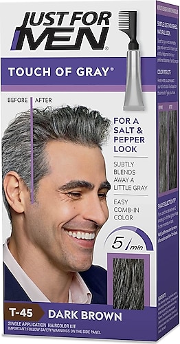 Just For Men Touch Of Gray Beyazlık Giderici Koyu Kahve Saç Boyası