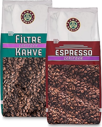 Kahve Dünyası Çekirdek Filtre Kahve ve Espresso 1 kg