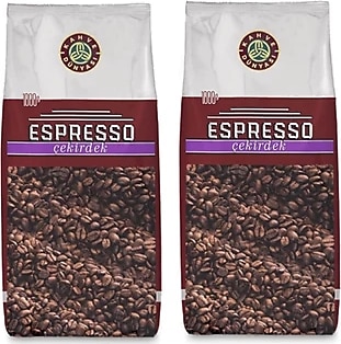 Kahve Dünyası Espresso Çekirdek Kahve 1 kg 2'li
